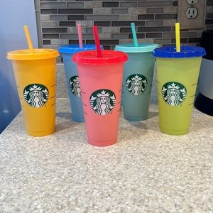 Starbucks cold cups